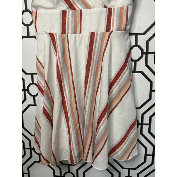 Mi Ami Ladies Spaghetti Strap Summer Stripe Night Out Beachy Chic Dress Size M - Picture 6 of 8